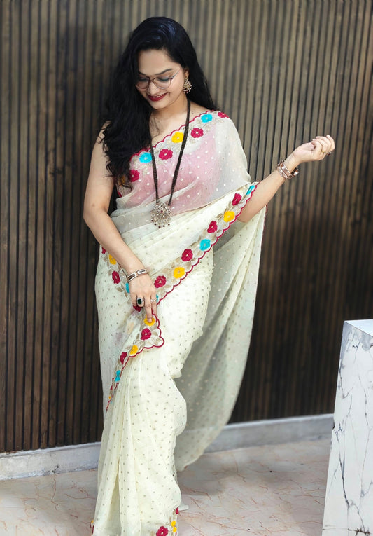 Moti Designer Saree 1000 butta