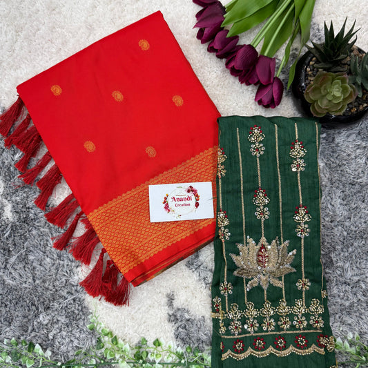 Lotus Kalash Paithani : KY02