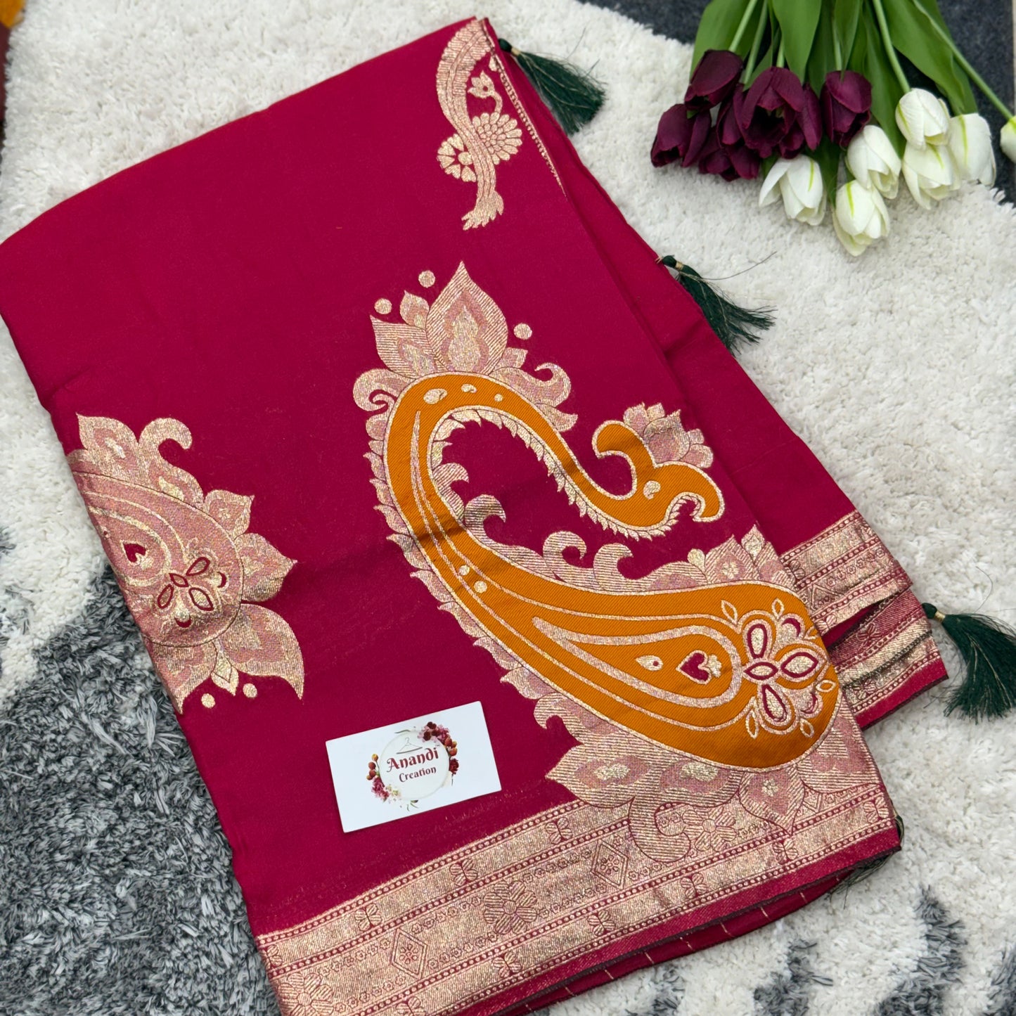 Dola Soft Silk Saree : VS05