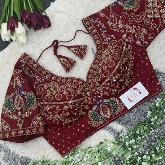 Peacock Pipework Blouses : NC31