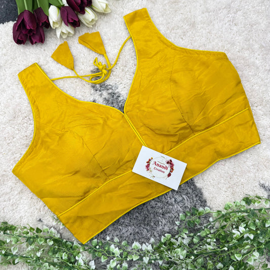 Pure Natural Crepe Plain Blouse - LG16