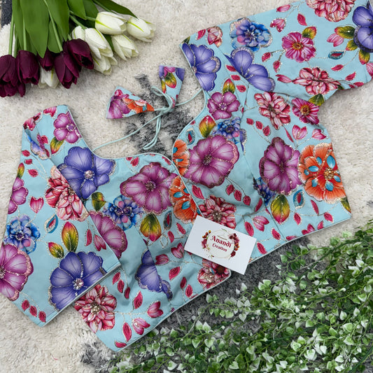 Floral Boom Position Silk - JB14