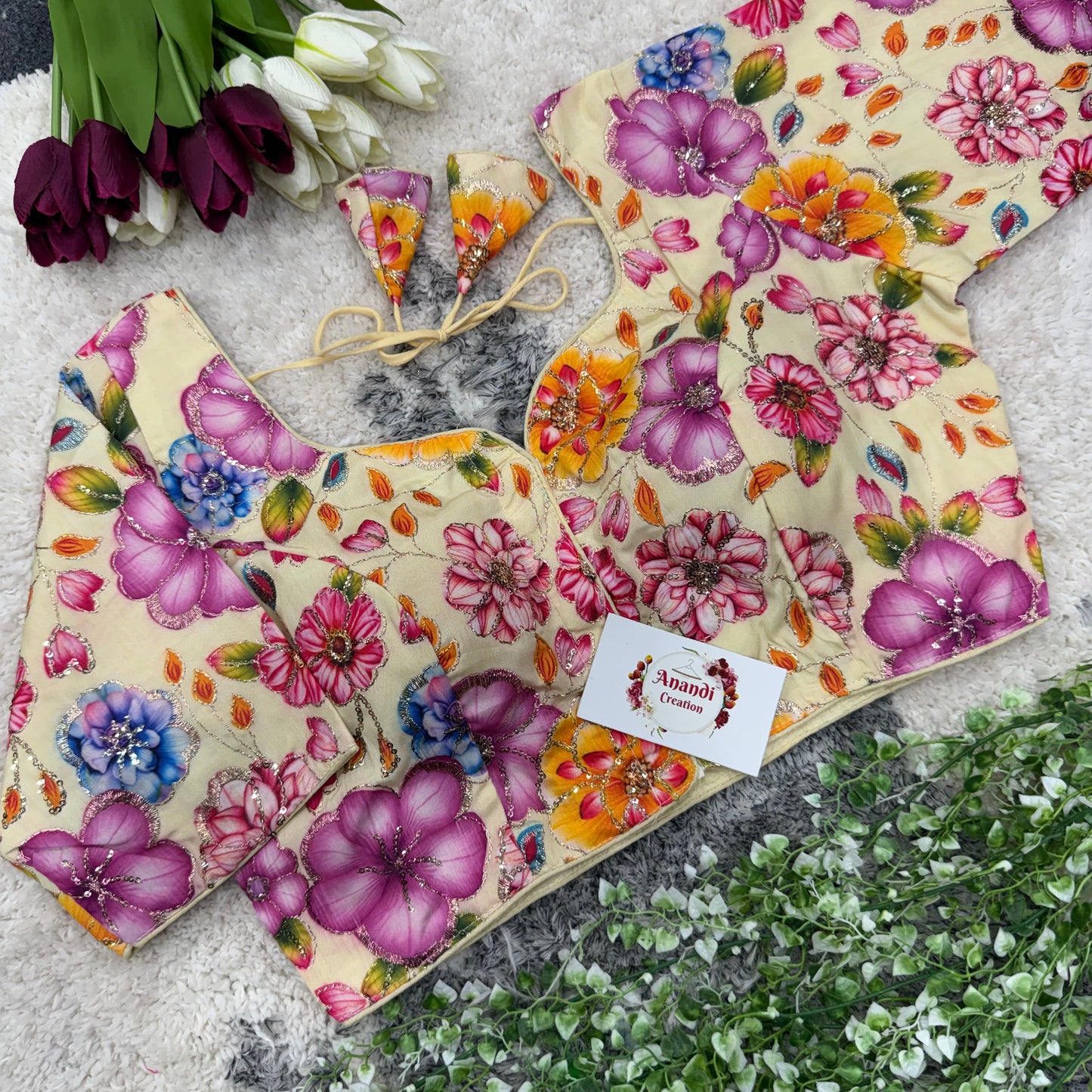 Floral Boom Position Silk - JB16