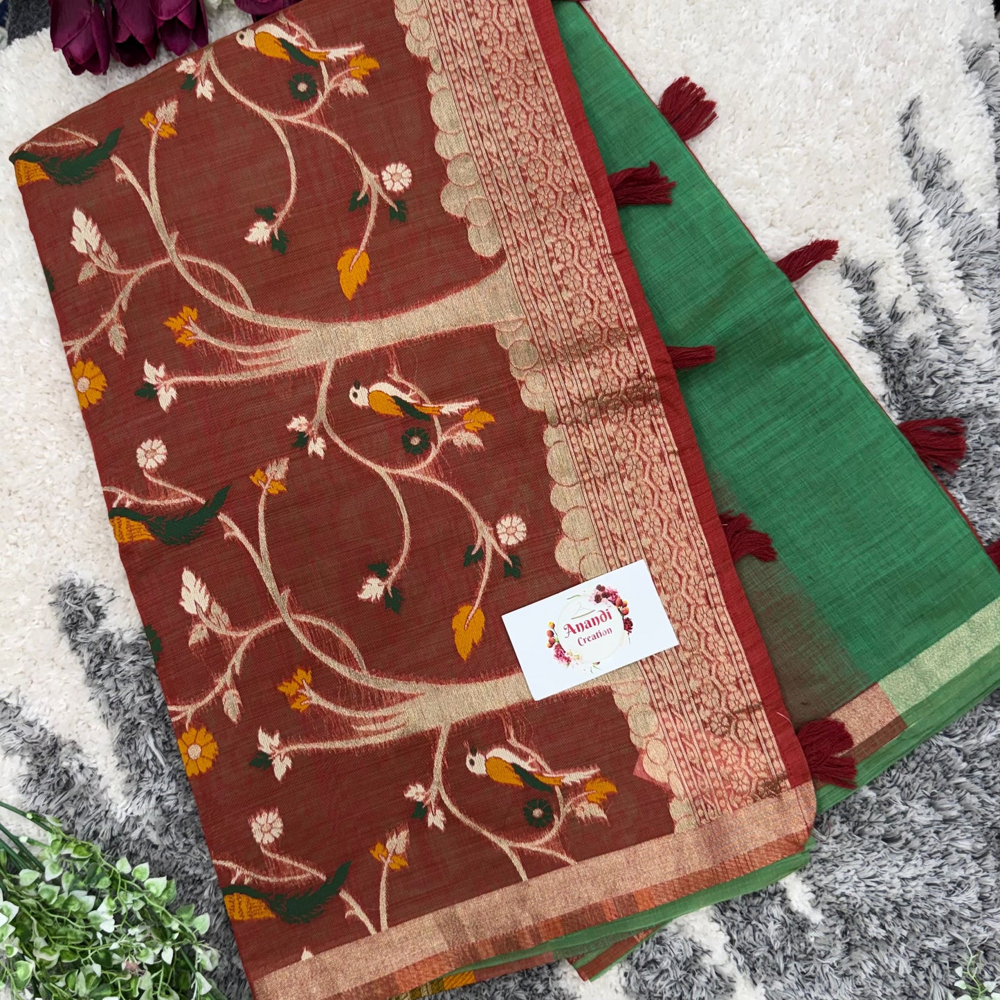Chanderi Cotton Saree SD08
