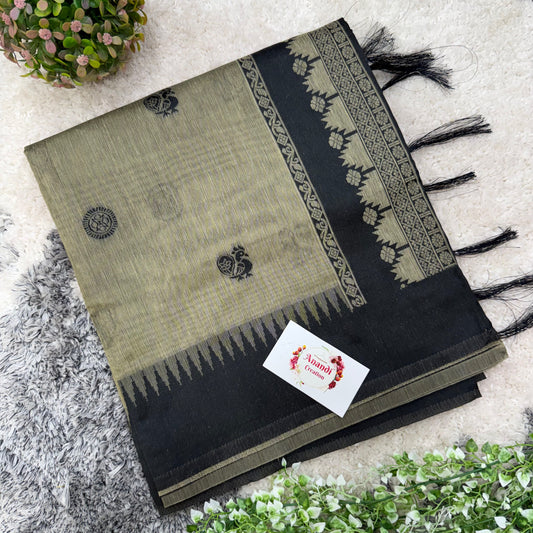 Semi Maheshwari Cotton saree : ASD01