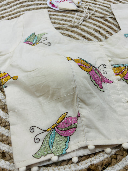 Khadi Butterfly Blouse