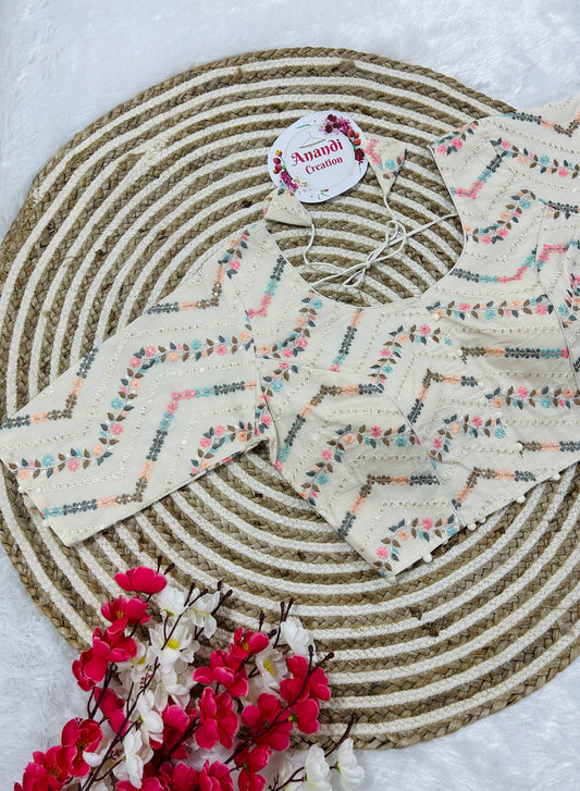 Pure Cotton Khadi Blouse