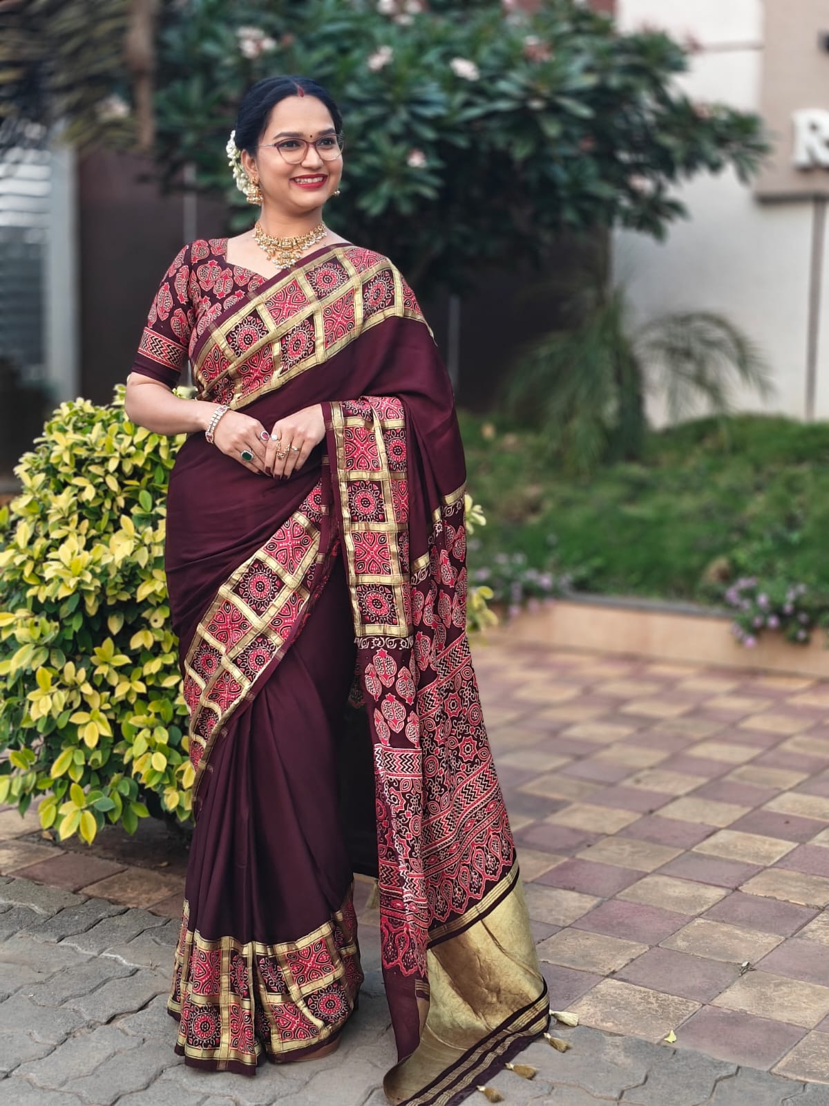 Pure Gajji Silk Saree : MH01