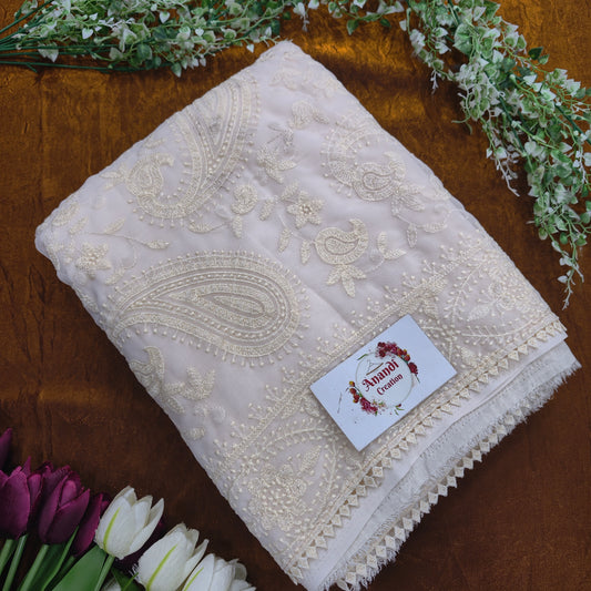 Manjiree Chikankari saree