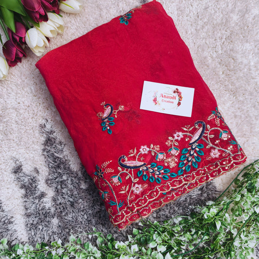 Miss Silk More Embroidery Saree