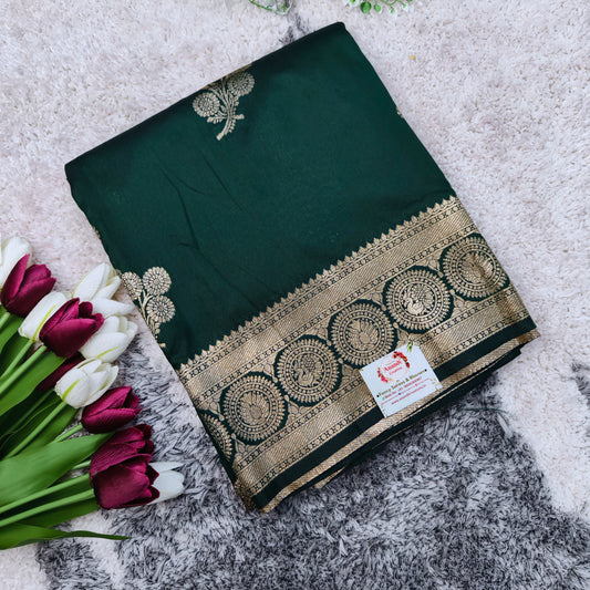 Semi Paithani flower