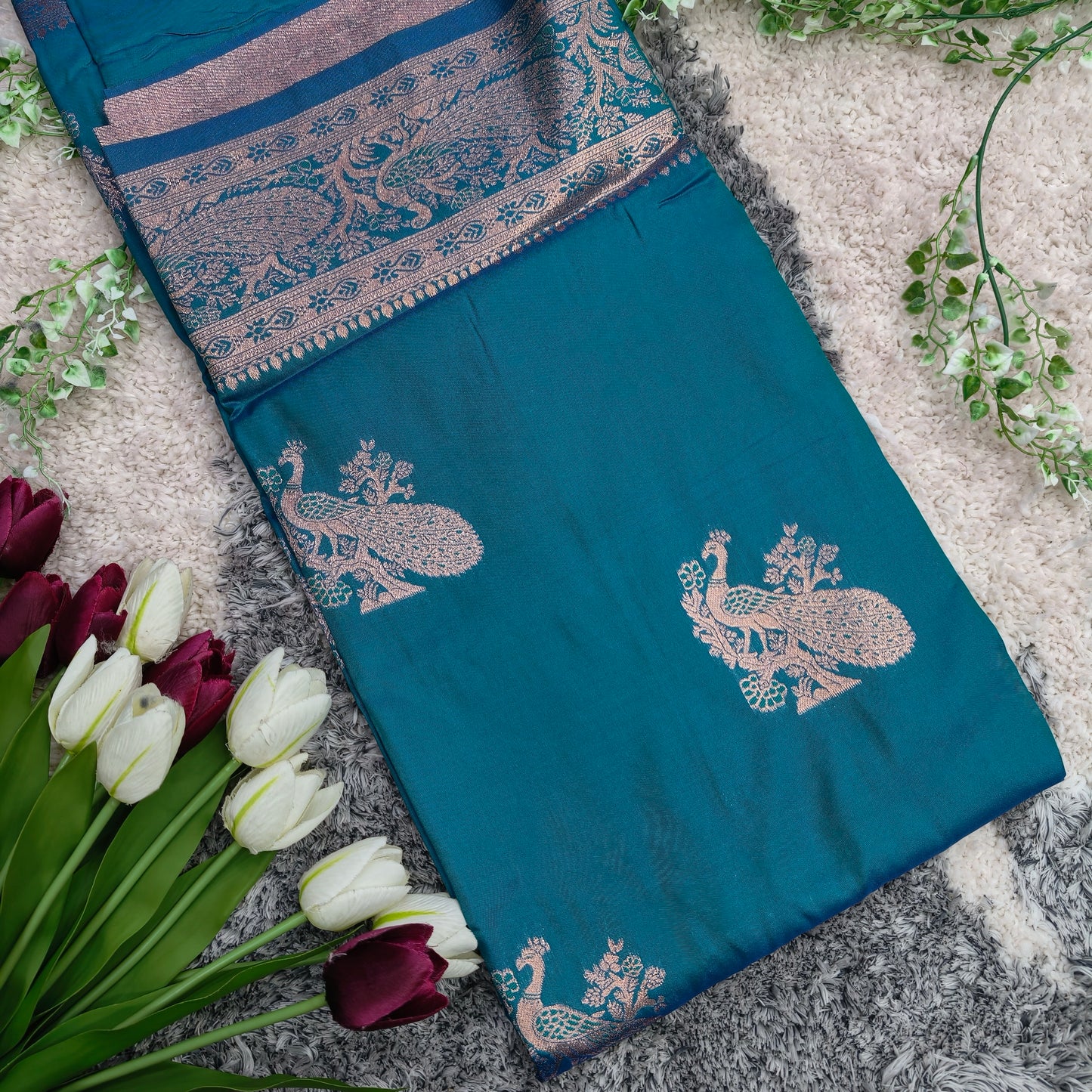 Semi Paithani Morni