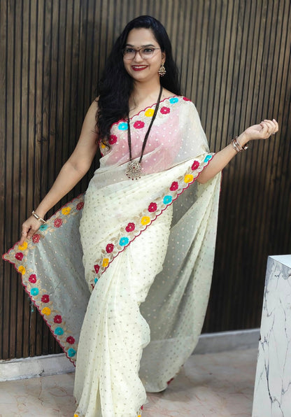 Moti Designer Saree 1000 butta