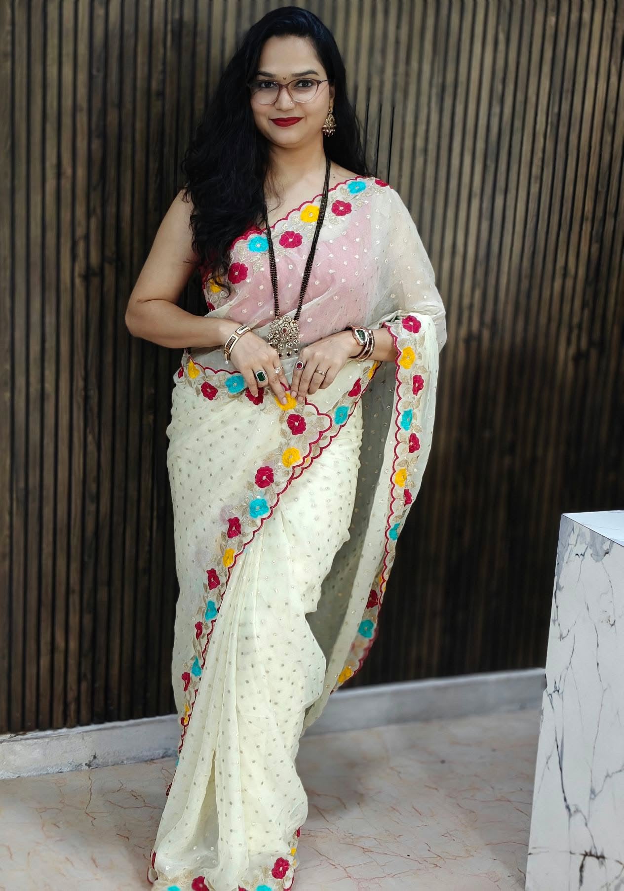 Moti Designer Saree 1000 butta