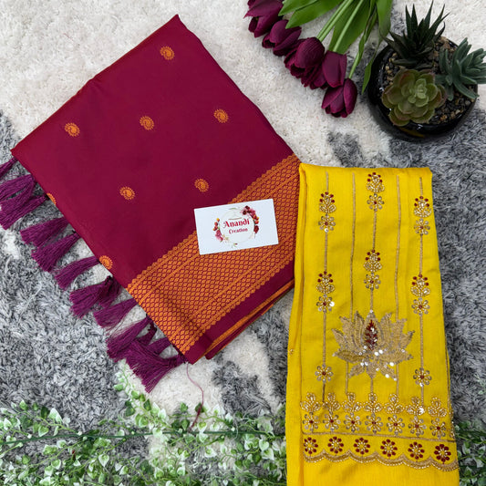 Lotus Kalash Paithani : KY02