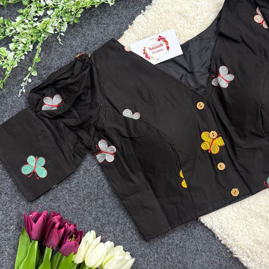 Cotton Butterfly Blouse - NC12