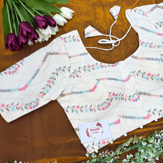 Zigzag Khadi Cotton : NC12