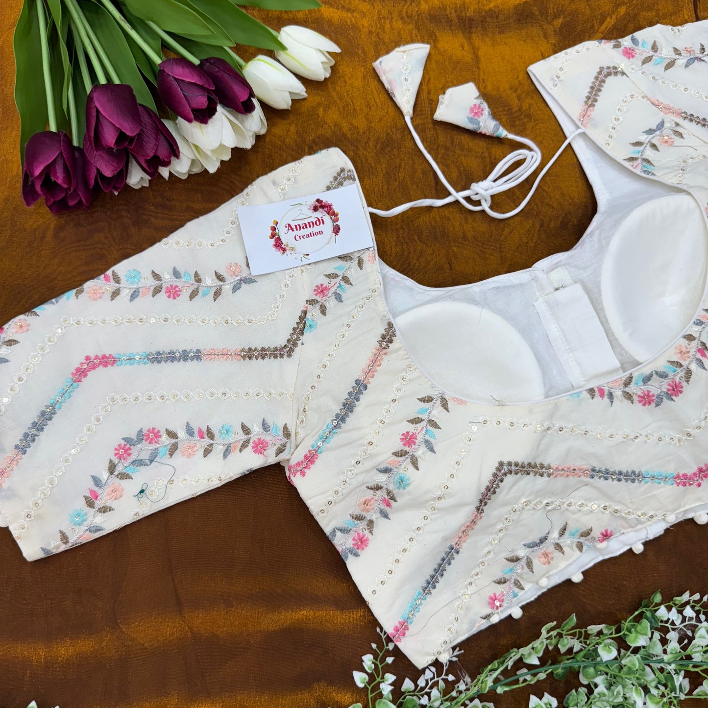 Zigzag Khadi Cotton : NC12