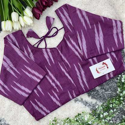 Non Padded Ikkat Blouses- LG05