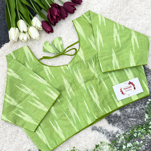 Non Padded Ikkat Blouses- LG05