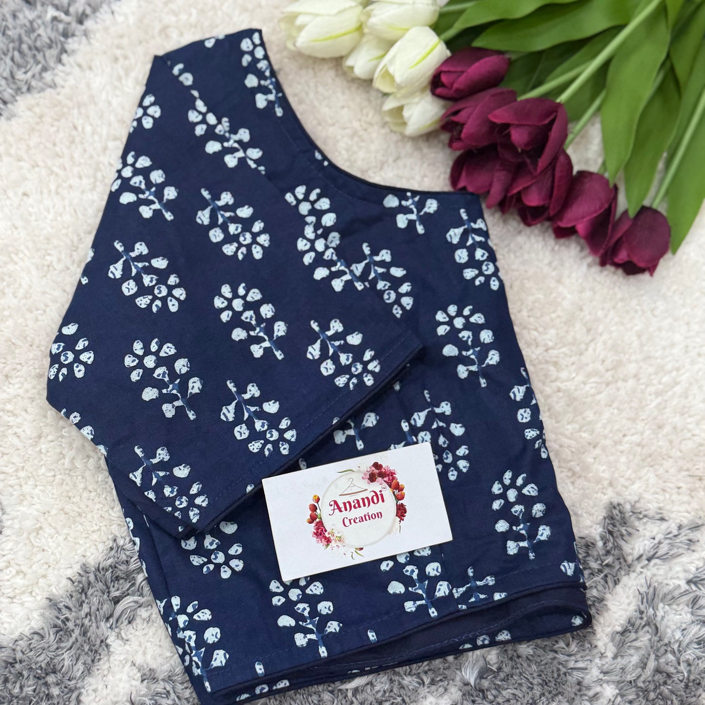 Indigo Non Padded Blouses - NC22