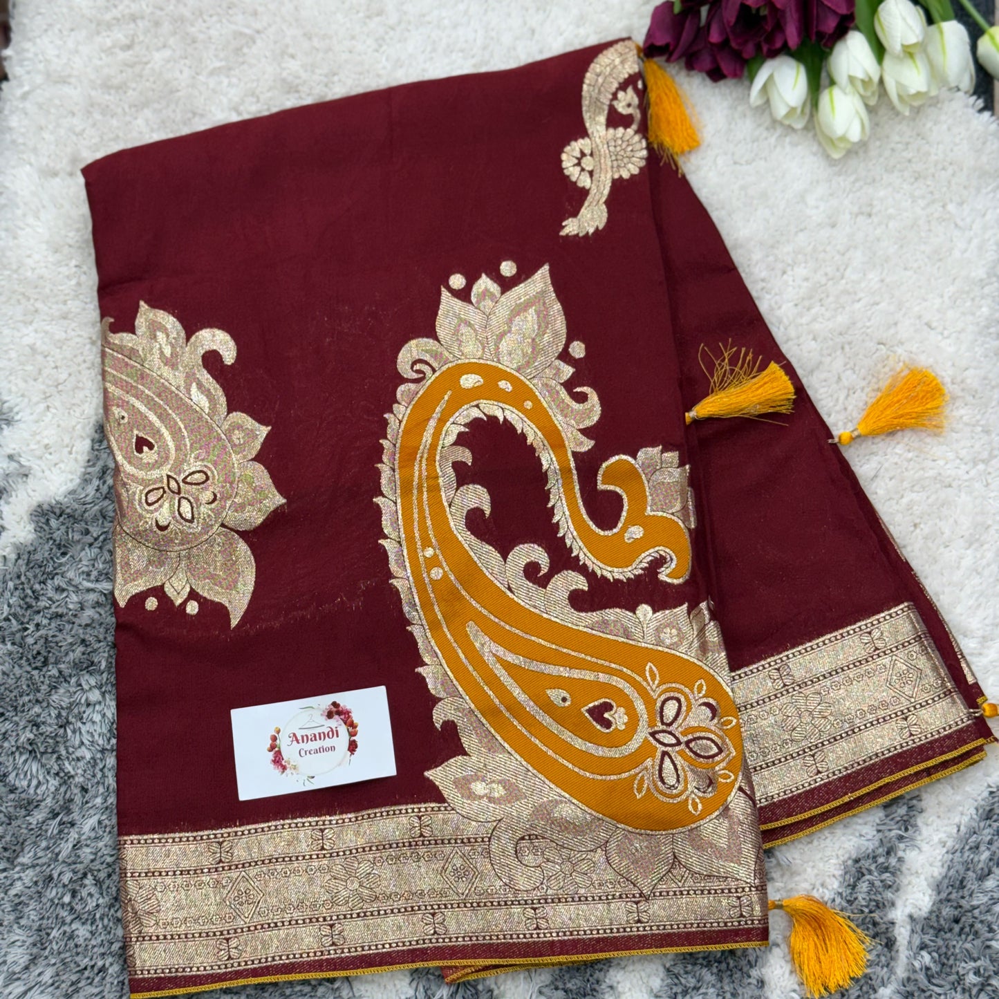 Dola Soft Silk Saree : VS05