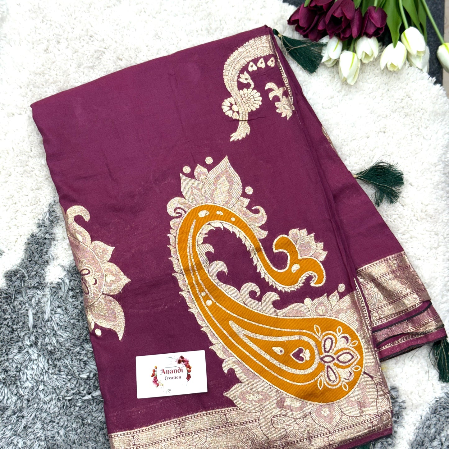 Dola Soft Silk Saree : VS05