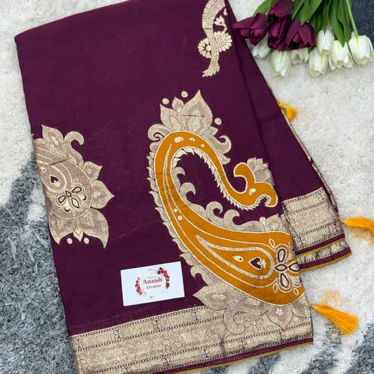 Dola Soft Silk Saree : VS05