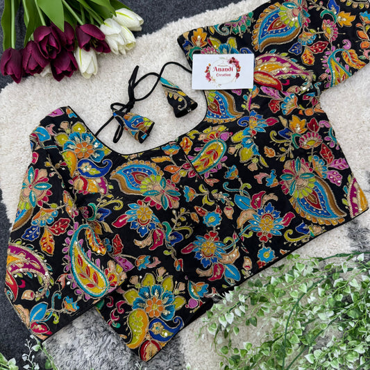 Elegant Floral Position Silk - NC24