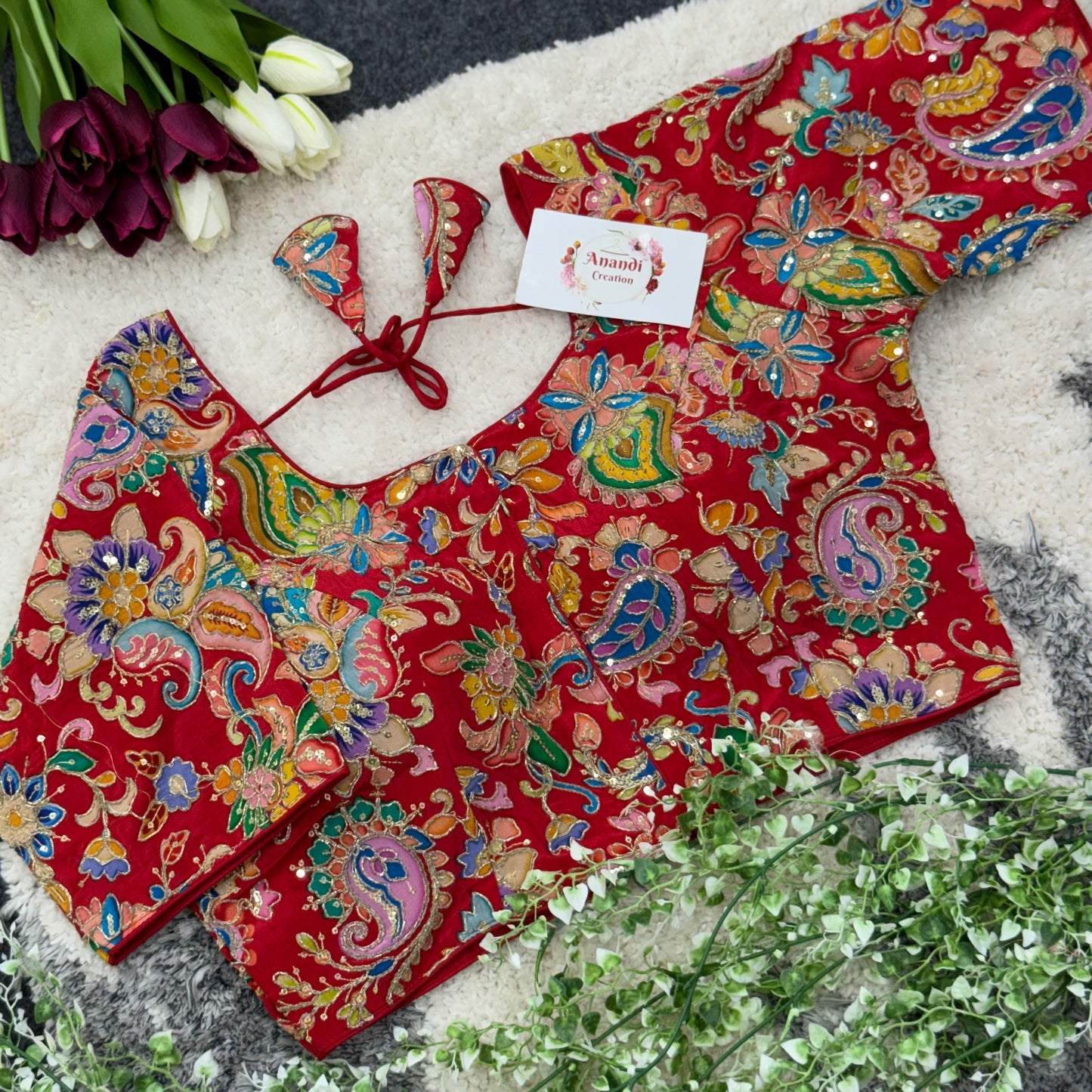 Elegant Floral Position Silk - NC24