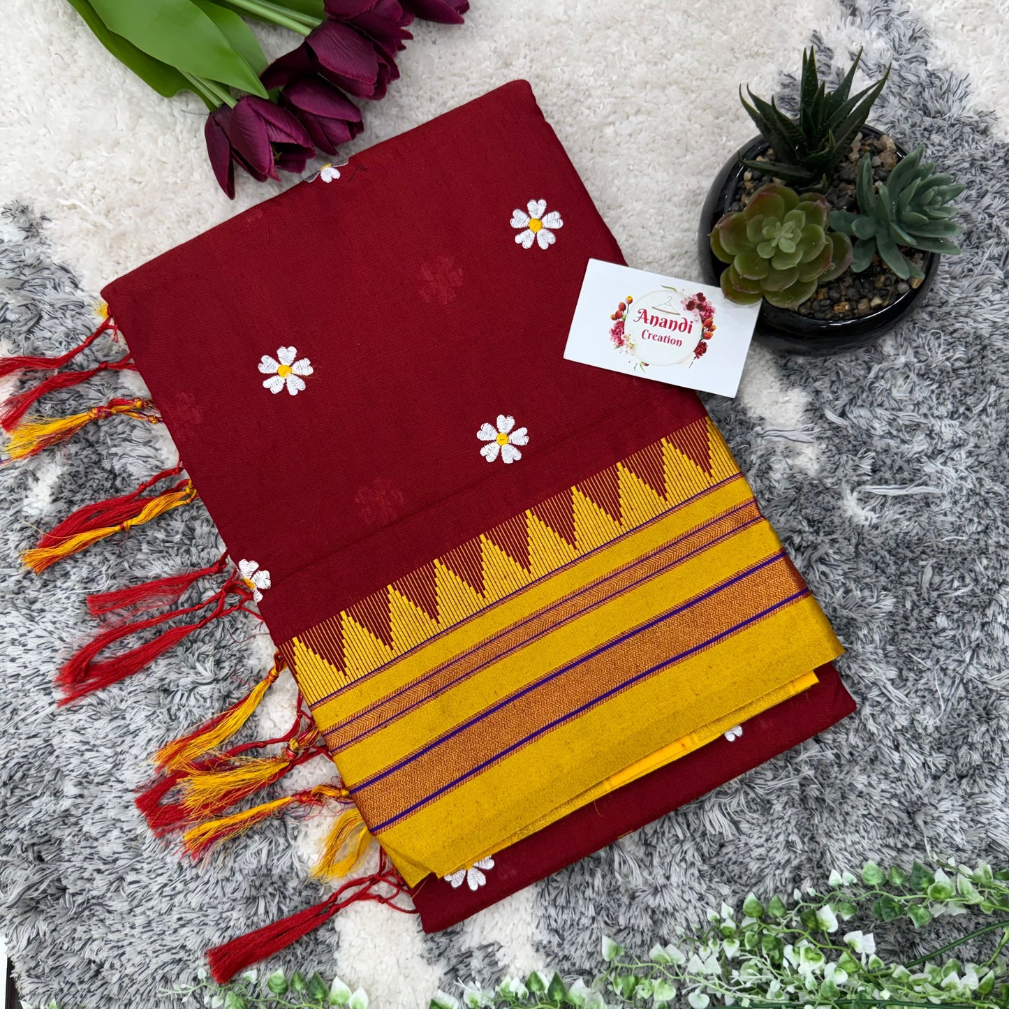 Cotton Sadafuli Saree SD01