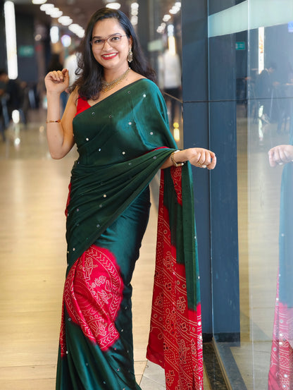 Semi Modal Silk With Mirrors MH02 : Green