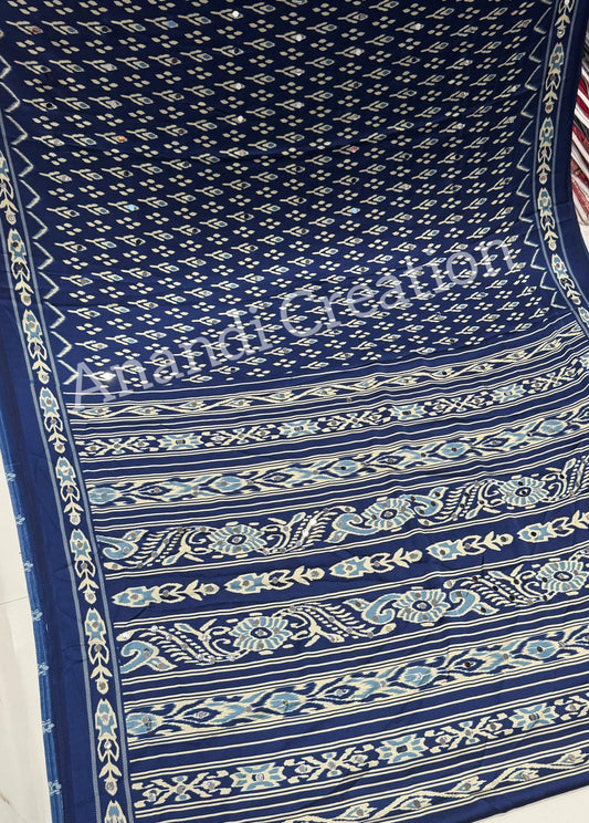 Semi Modal Silk With Mirrors MH06 : Ajarak Blue