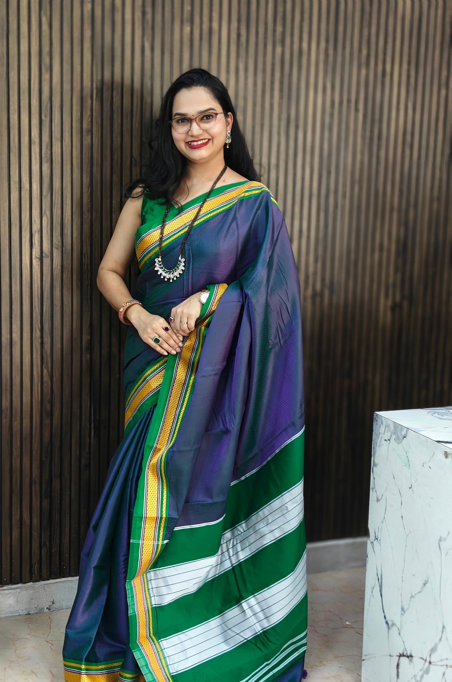 Khanachi Saree SD03 : Morpankhi