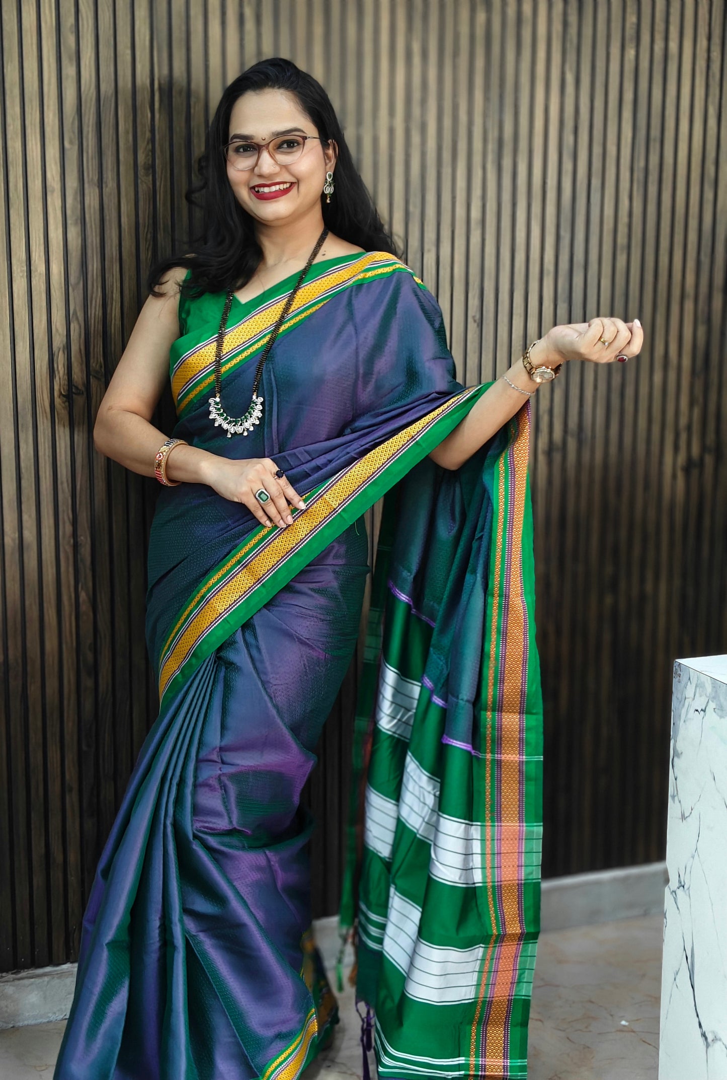 Khanachi Saree SD03 : Morpankhi