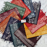 Wax batik Cotton Saree SD06