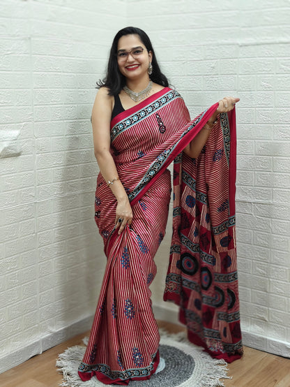 Semi Modal Silk with Mirror MH16: Marron