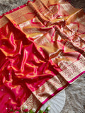 Glass Satin Saree : AK01