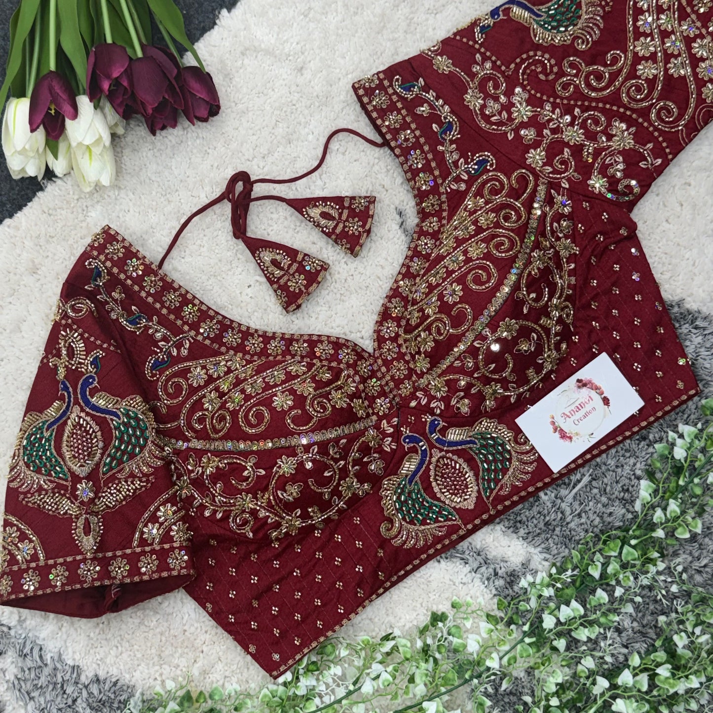 Peacock Pipework Blouses : NC31