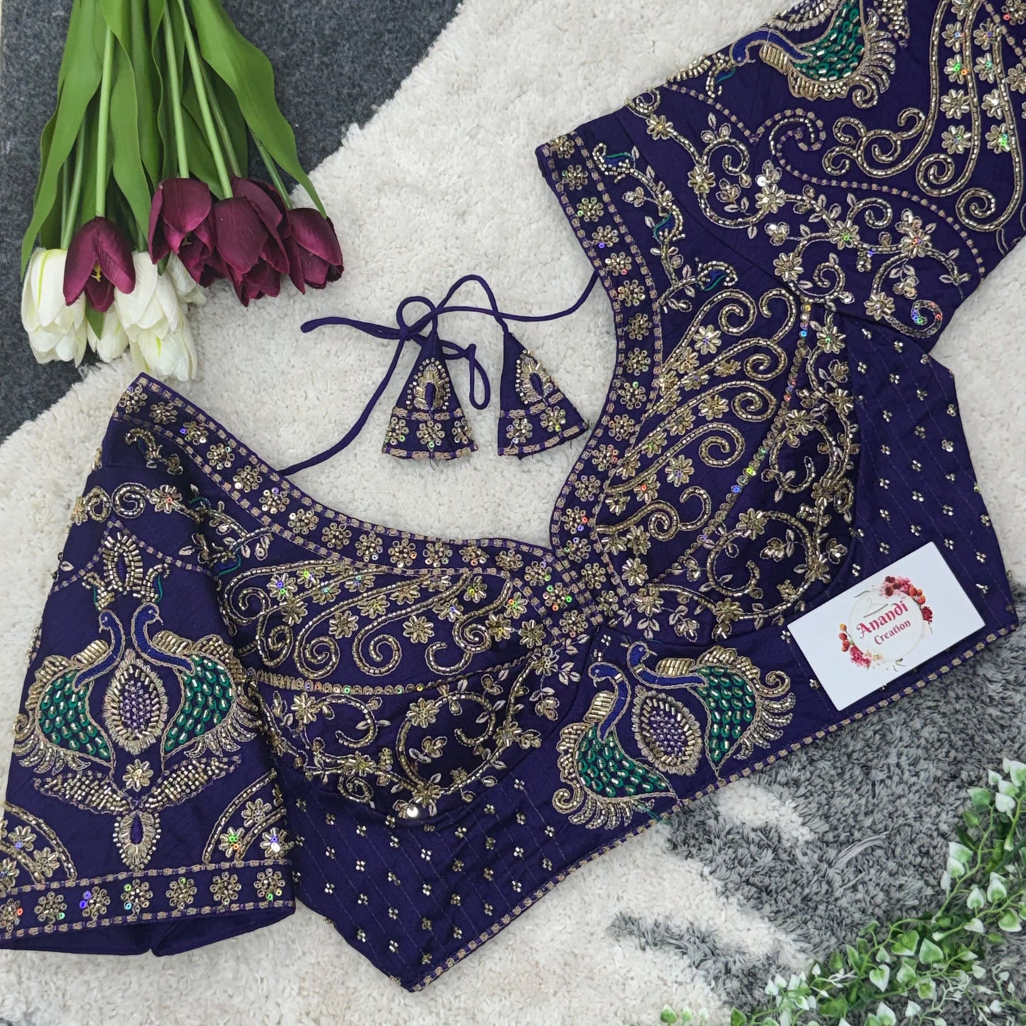 Peacock Pipework Blouses : NC30