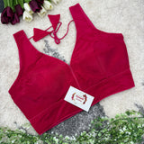 Pure Natural Crepe Plain Blouse - LG08