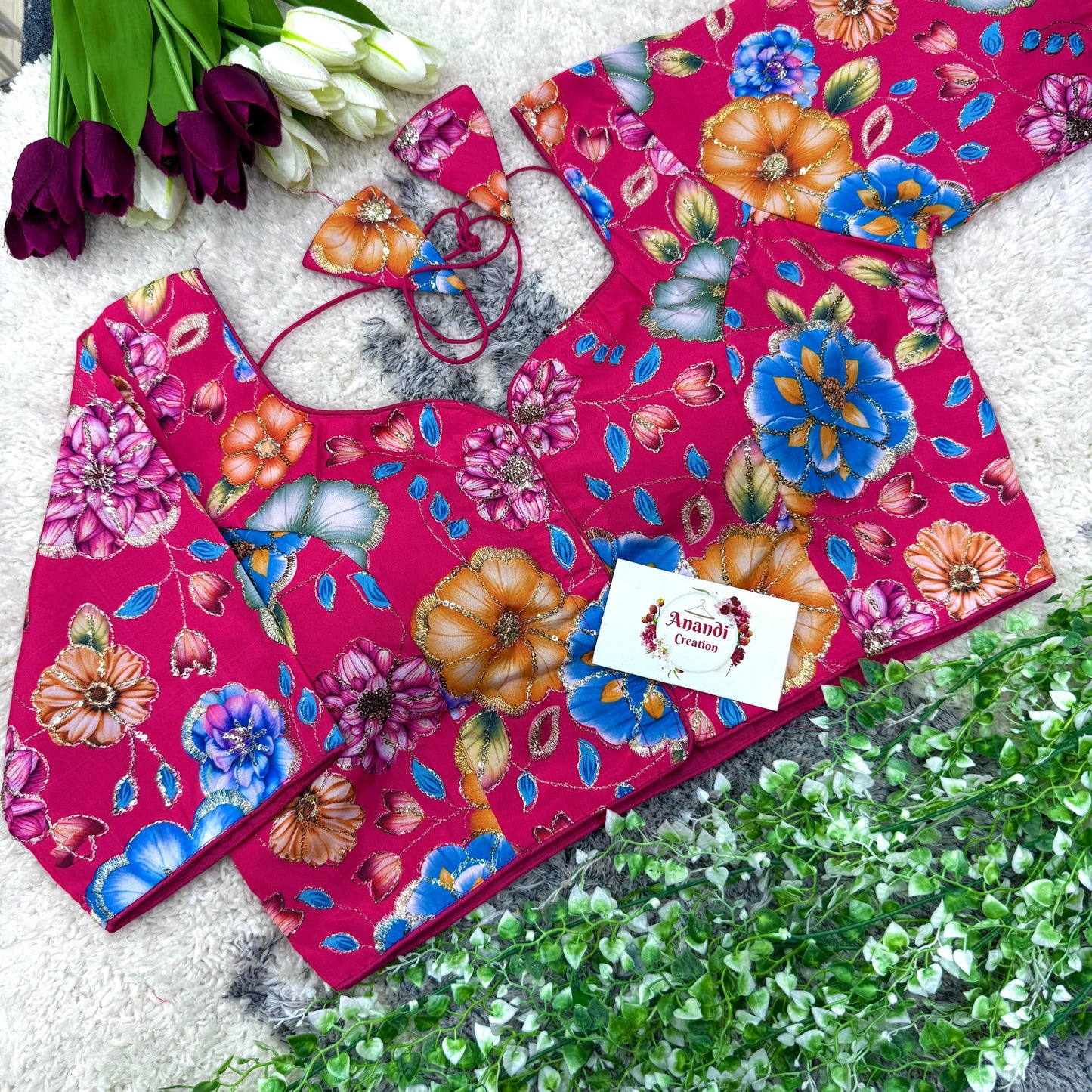 Floral Boom Position Silk - JB17
