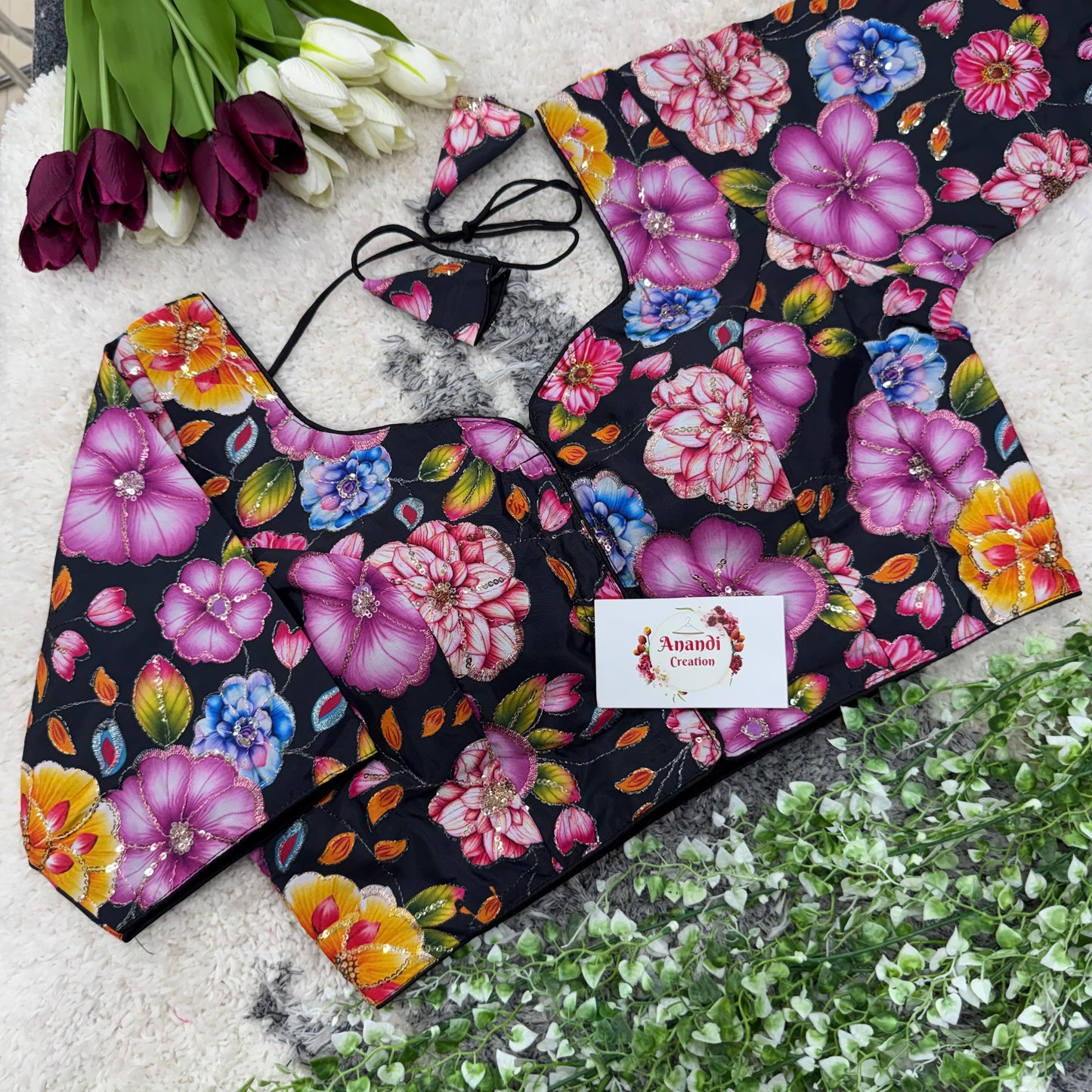 Floral Boom Position Silk - JB15