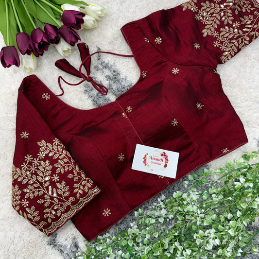 Vichitra Goldrekha Blouses : NC42