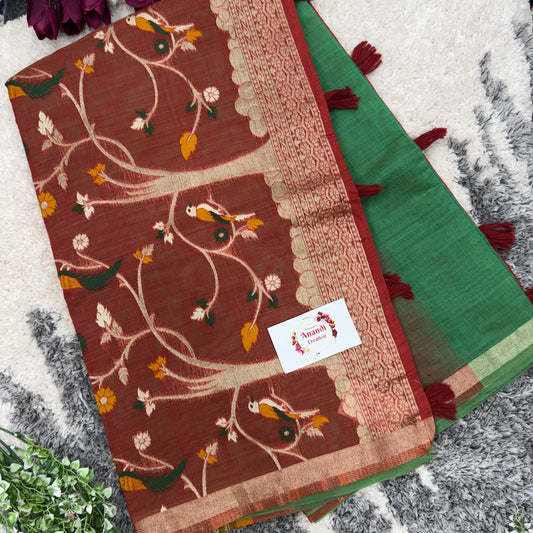 Chanderi Cotton Saree SD08