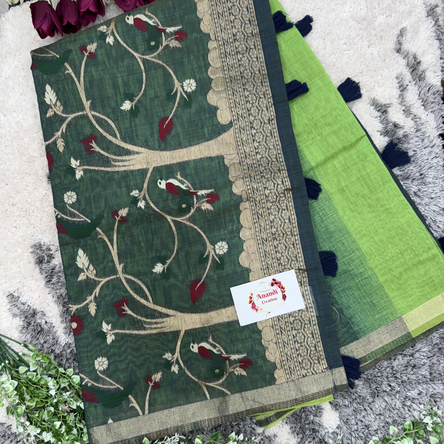Chanderi Cotton Saree SD11