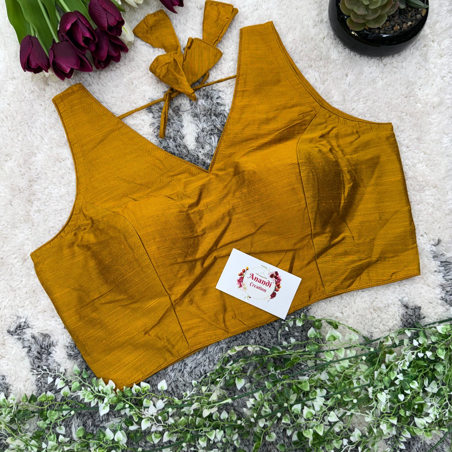 Pari Cotton v neck Blouses : NC55