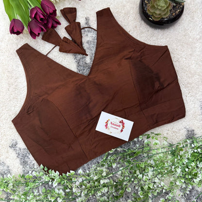 Pari Cotton v neck Blouses : NC54