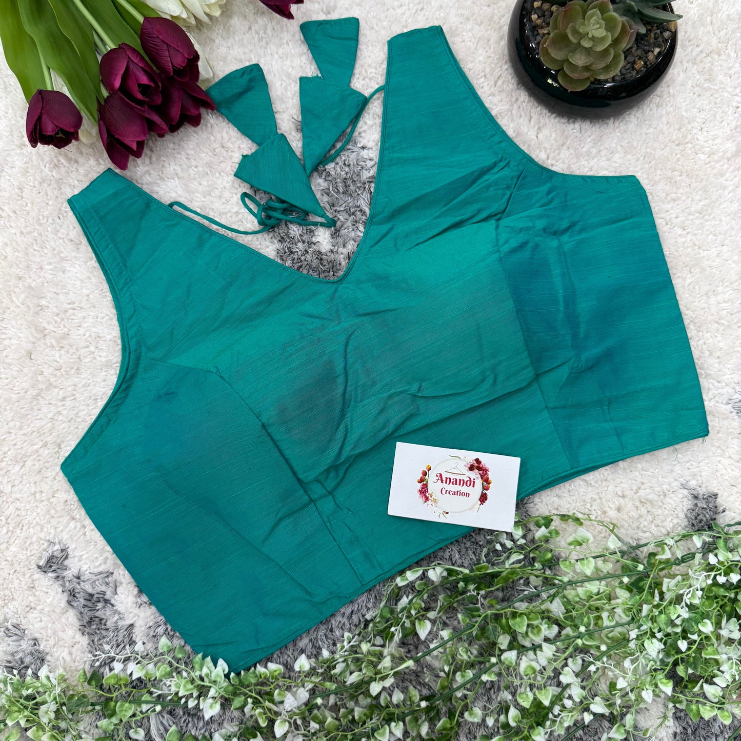 Pari Cotton v neck Blouses : NC52