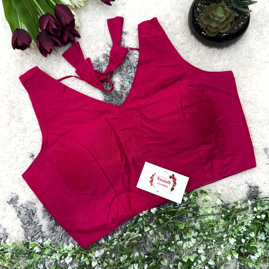 Pari Cotton v neck Blouses : NC61